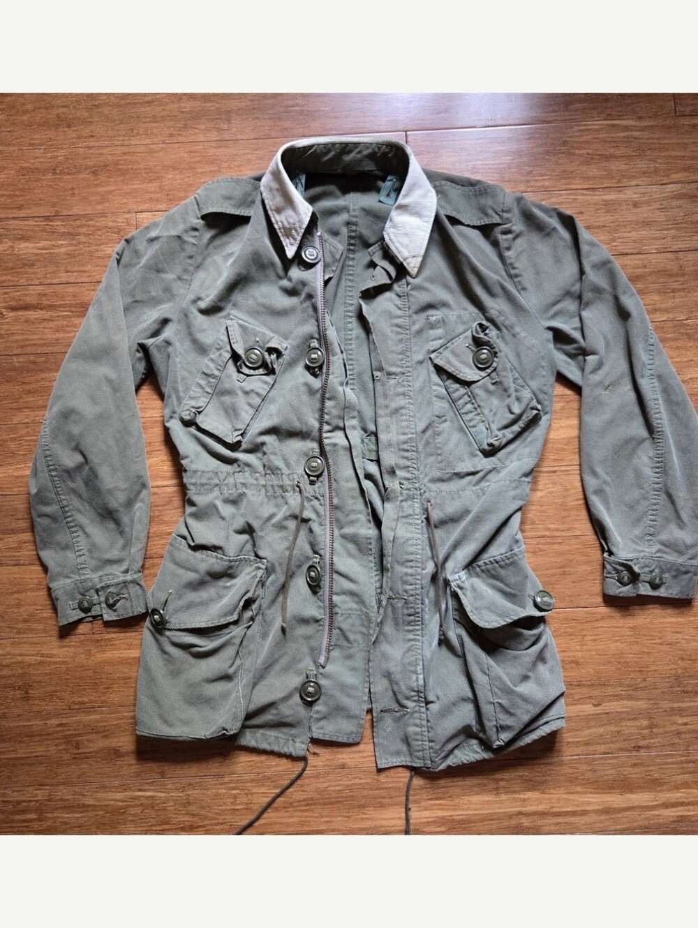 Vintage Canadian Army GS MK II Combat Coat Military Field Jacket